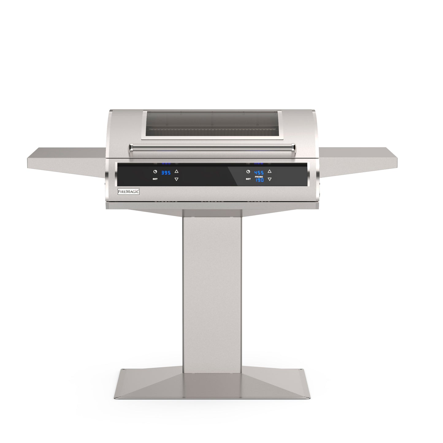 30 Inch Patio Post-Mount Electric Grill Dual Control