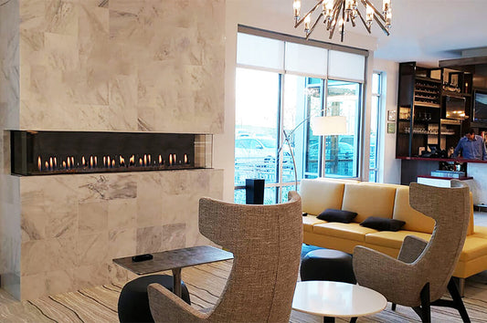 Modern Commercial Fireplace