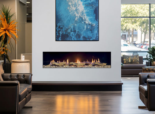 Modern Front Facing Fireplace