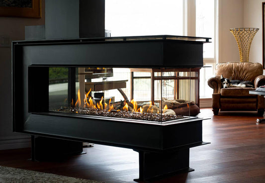 Modern Room Definer Fireplace