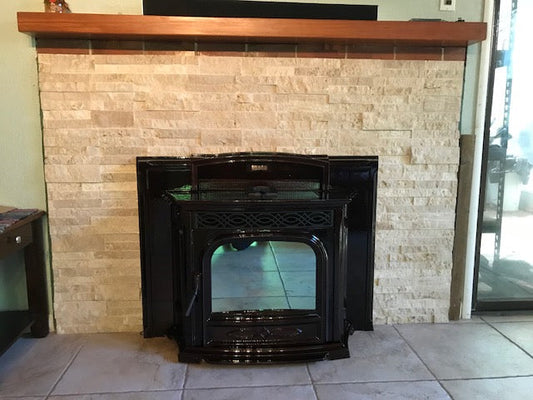 Harman Accentra 52i In Masonry Fireplace