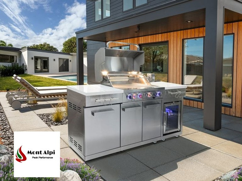 Mont Alpi Outdoor Kitchen at Custom Fireside