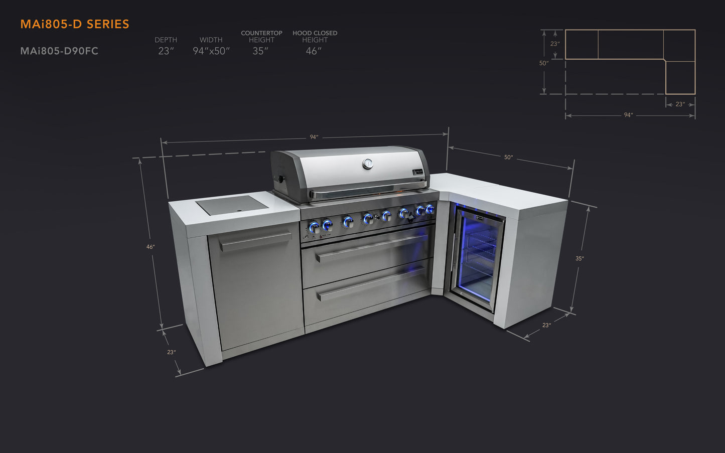 Mont Alpi Deluxe Series Outdoor Grill
