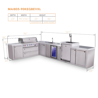 Mont Alpi MAi805-90KEGBEVXL dimensions