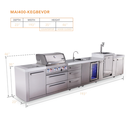 Mont Alpi MAi400-KEGBEVDR dimensions