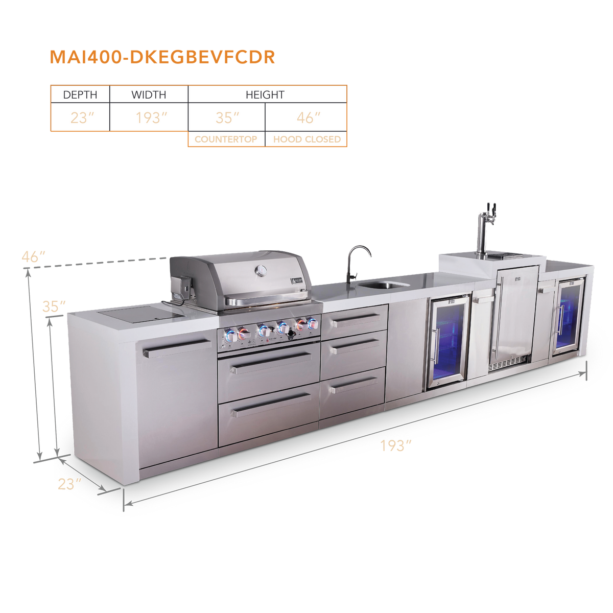 Mont Alpi MAi400-DKEGBEVFCDR dimensions