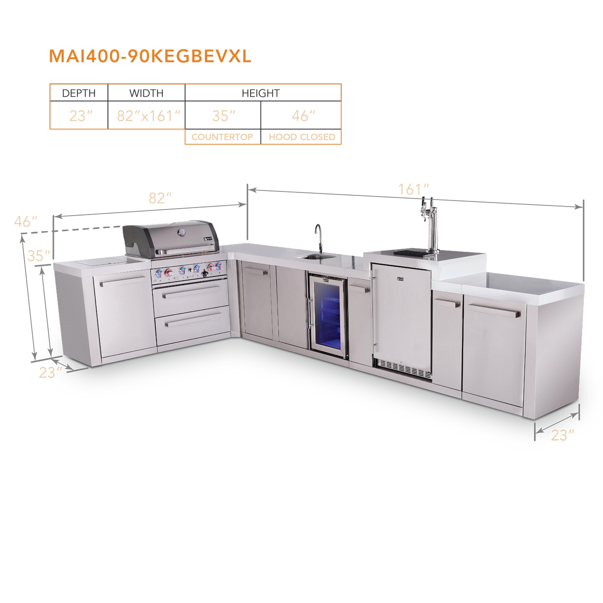 Mont Alpi MAi400-90KEGBEVXL dimensions