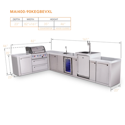 Mont Alpi MAi400-90KEGBEVXL dimensions