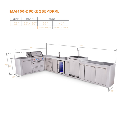 Mont Alpi MAi400-D90KEGBEVDRXL dimensions