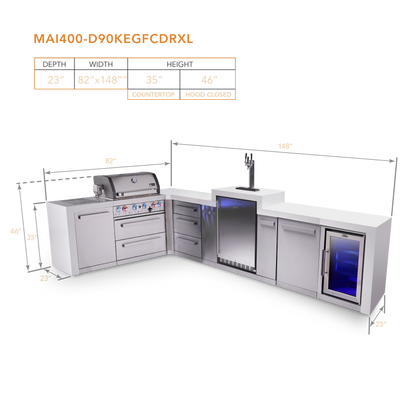 Mont Alpi MAi400-D90KEGFCDRXL dimensions