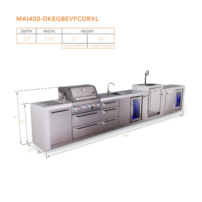 Mont Alpi MAi400-DKEGBEVFCDRXL dimensions