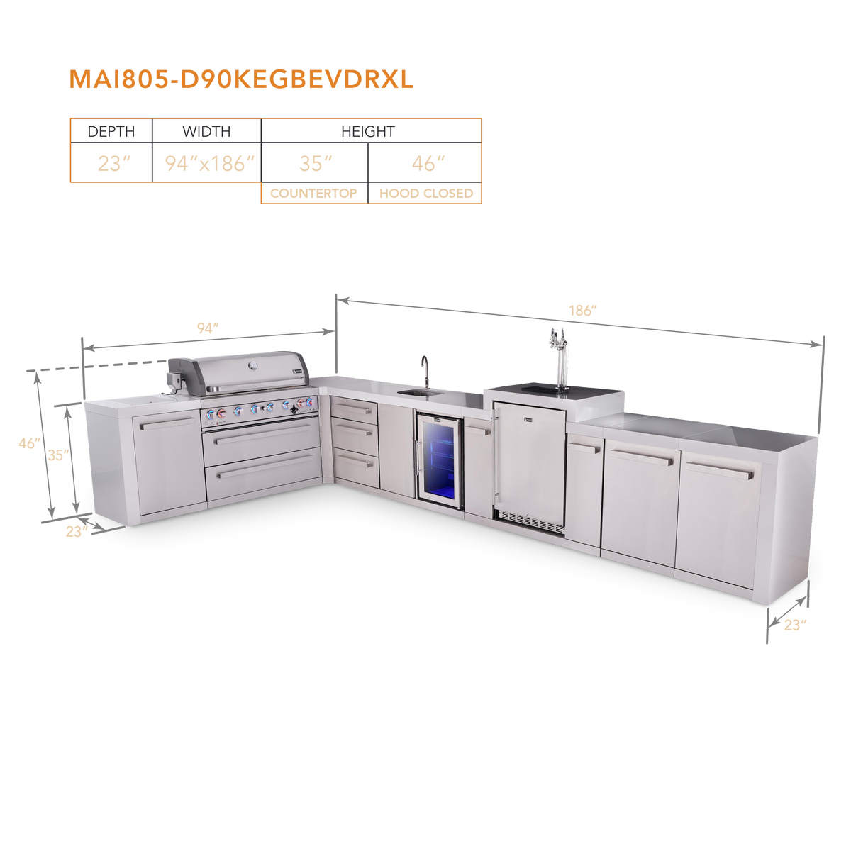 Mont Alpi MAi805-D90KEGBEVDRXL dimensions