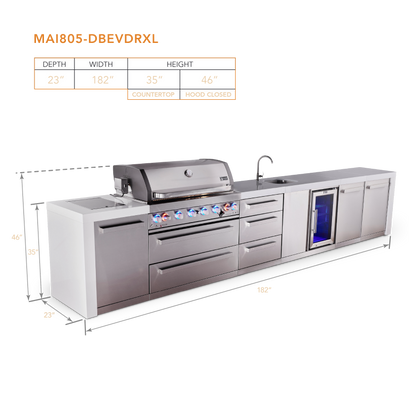 Mont Alpi MAi805-DBEVDRXL dimensions