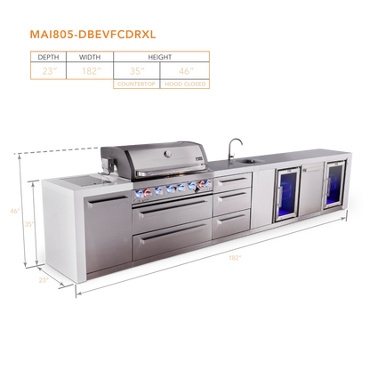 Mont Alpi MAi805-DBEVFCDRXL dimensions