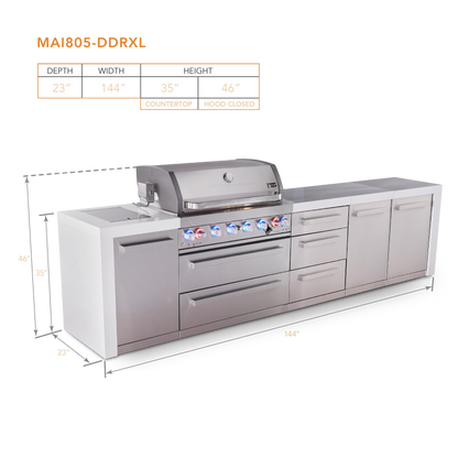 Mont Alpi MAi805-DDRXL dimensions