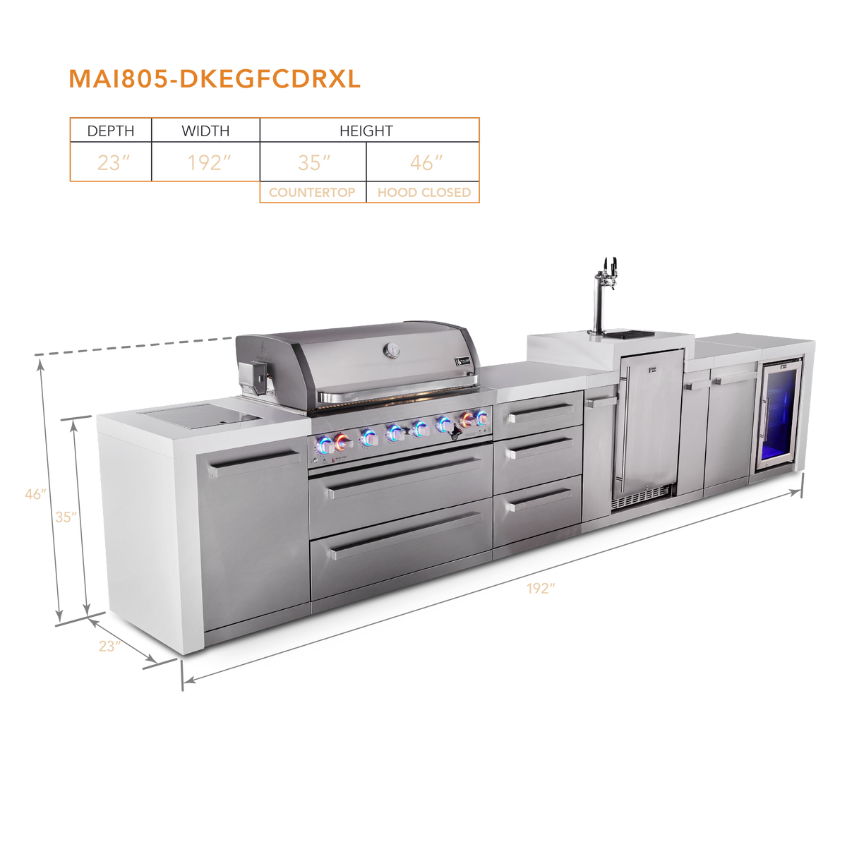 Mont Alpi MAi805-DKEGFCDRXL dimensions