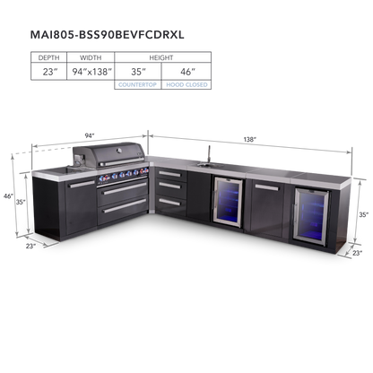 Mont Alpi MAi805-BSS90BEVFCDRXL dimensions