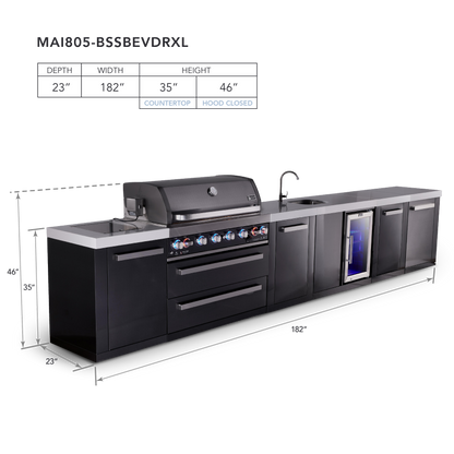 Mont Alpi MAi805-BSSBEVDRXL dimensions