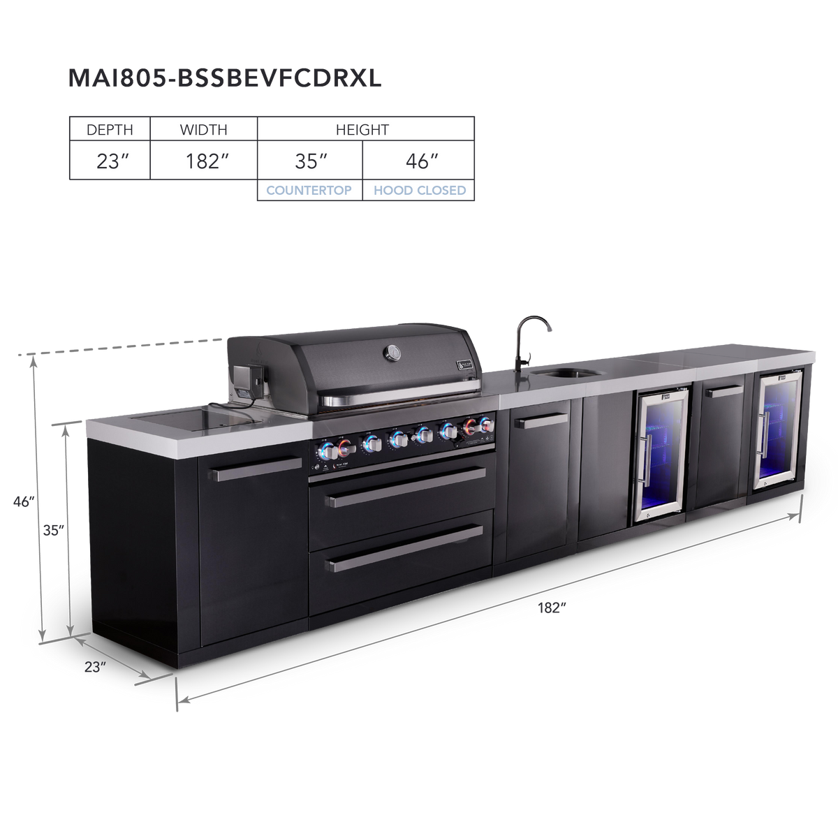 Mont Alpi MAi805-BSSBEVFCDRXL dimensions