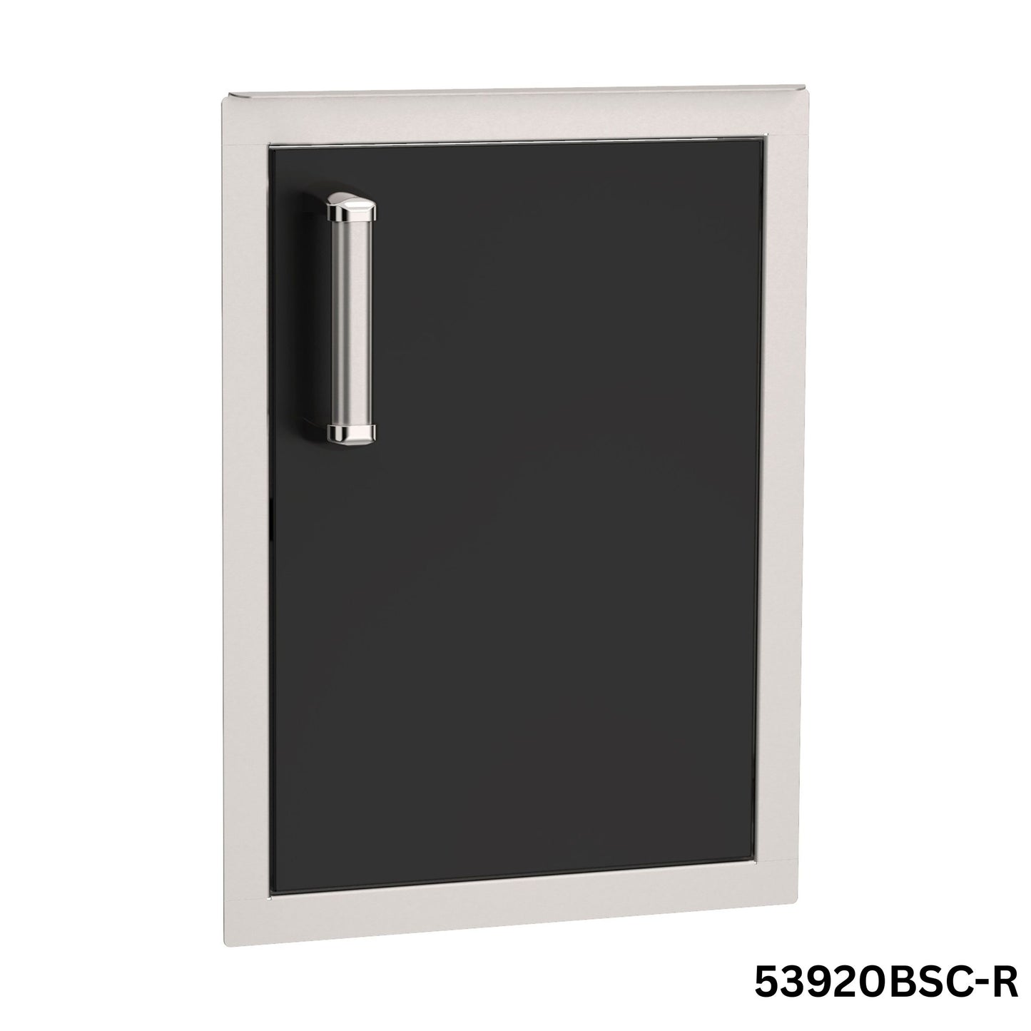Echelon Black Vertical Single Access Door