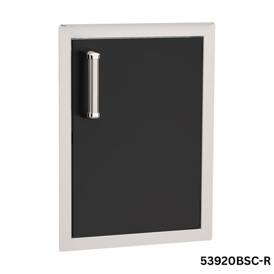 Echelon Black Vertical Single Access Door