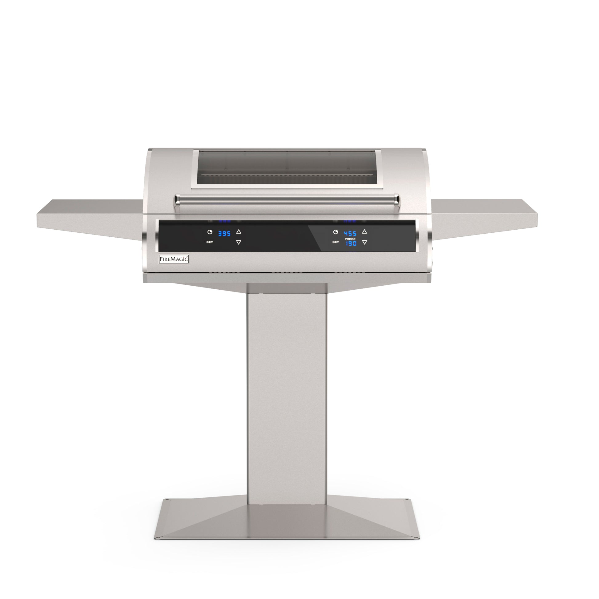 30 Inch Patio Post-Mount Electric Grill Dual Control