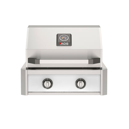 AOG 24" T-Series grill with White accent color panel
