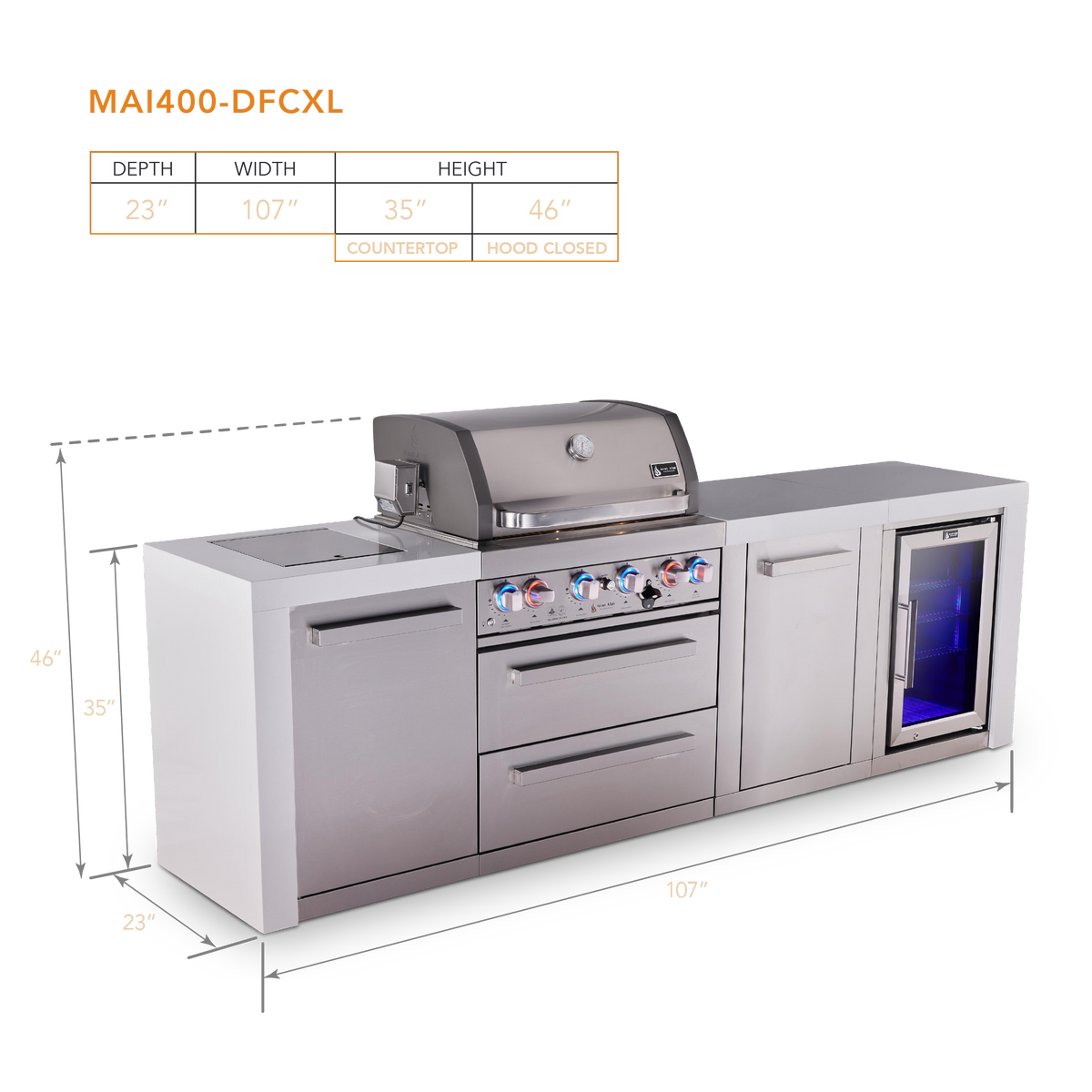 Mont Alpi MAi400-DFCXL dimensions