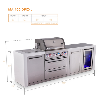Mont Alpi MAi400-DFCXL dimensions