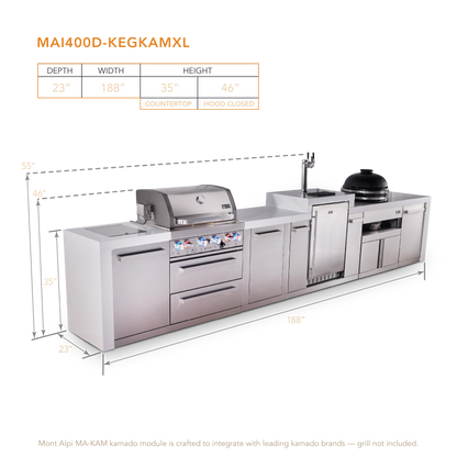 Mont Alpi MAi400-DKEGKAMXL dimensions