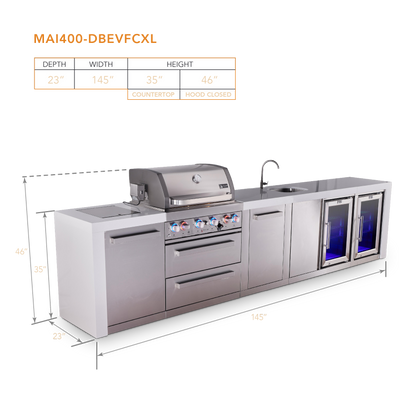 Mont Alpi MAi400-DBEVFCXL dimensions