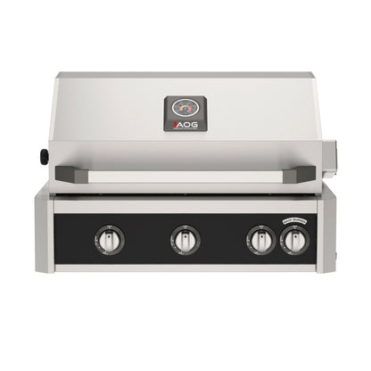 AOG 30" L-Series grill with Black accent color panel