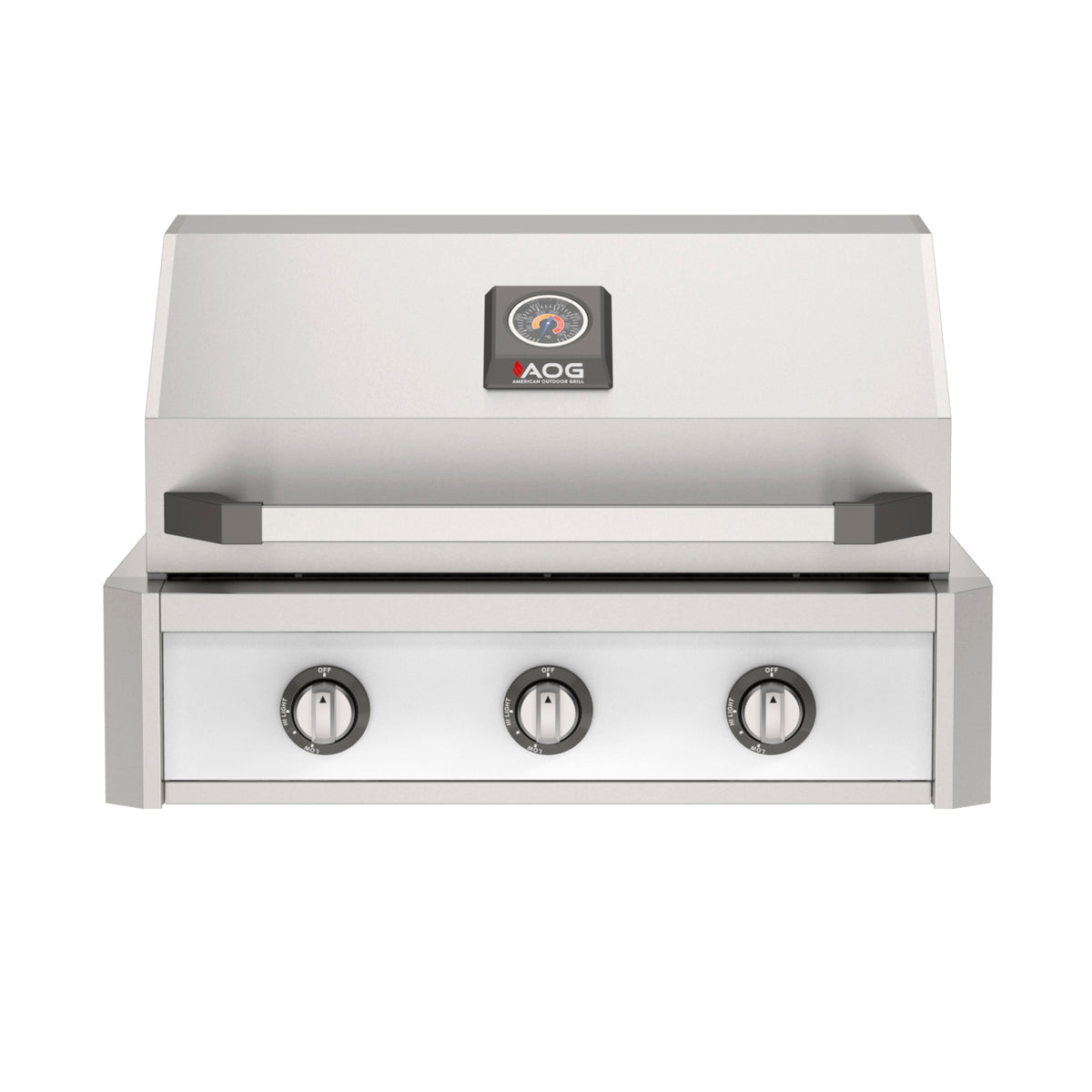 AOG 30" T-Series grill with White accent color panel