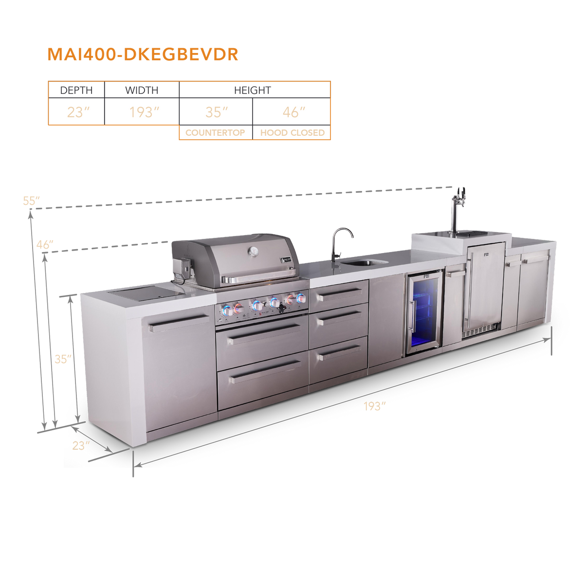 Mont Alpi MAi400-DKEGBEVDR dimensions