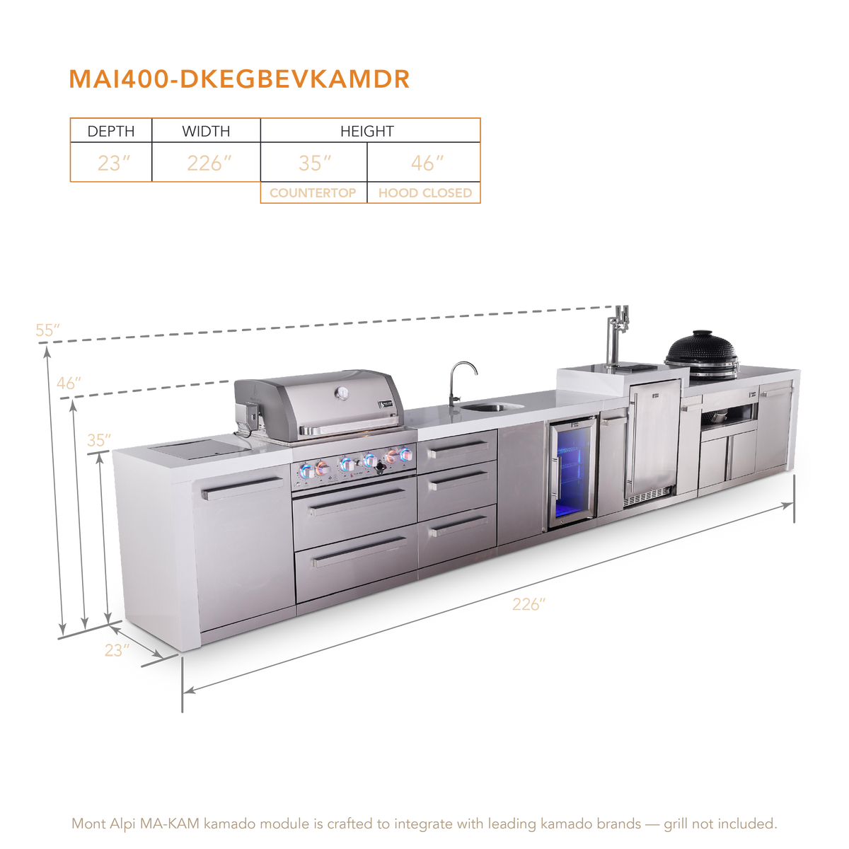 Mont Alpi MAi400-DKEGBEVKAMDR dimensions