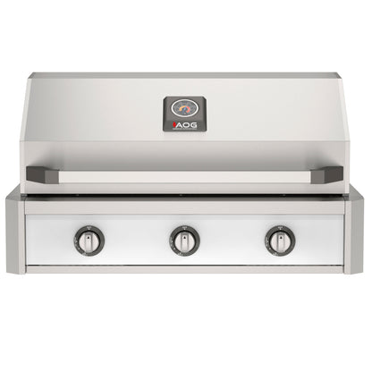 AOG 36" T-Series grill with White accent color panel