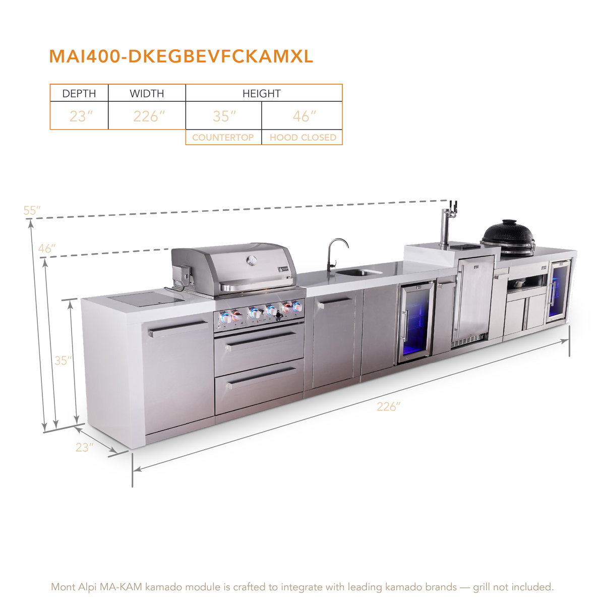 Mont Alpi MAi400-DKEGBEVFCKAMXL dimensions