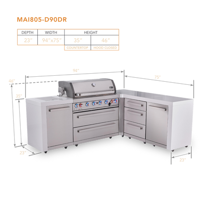 Mont Alpi MAi805-D90DR dimensions