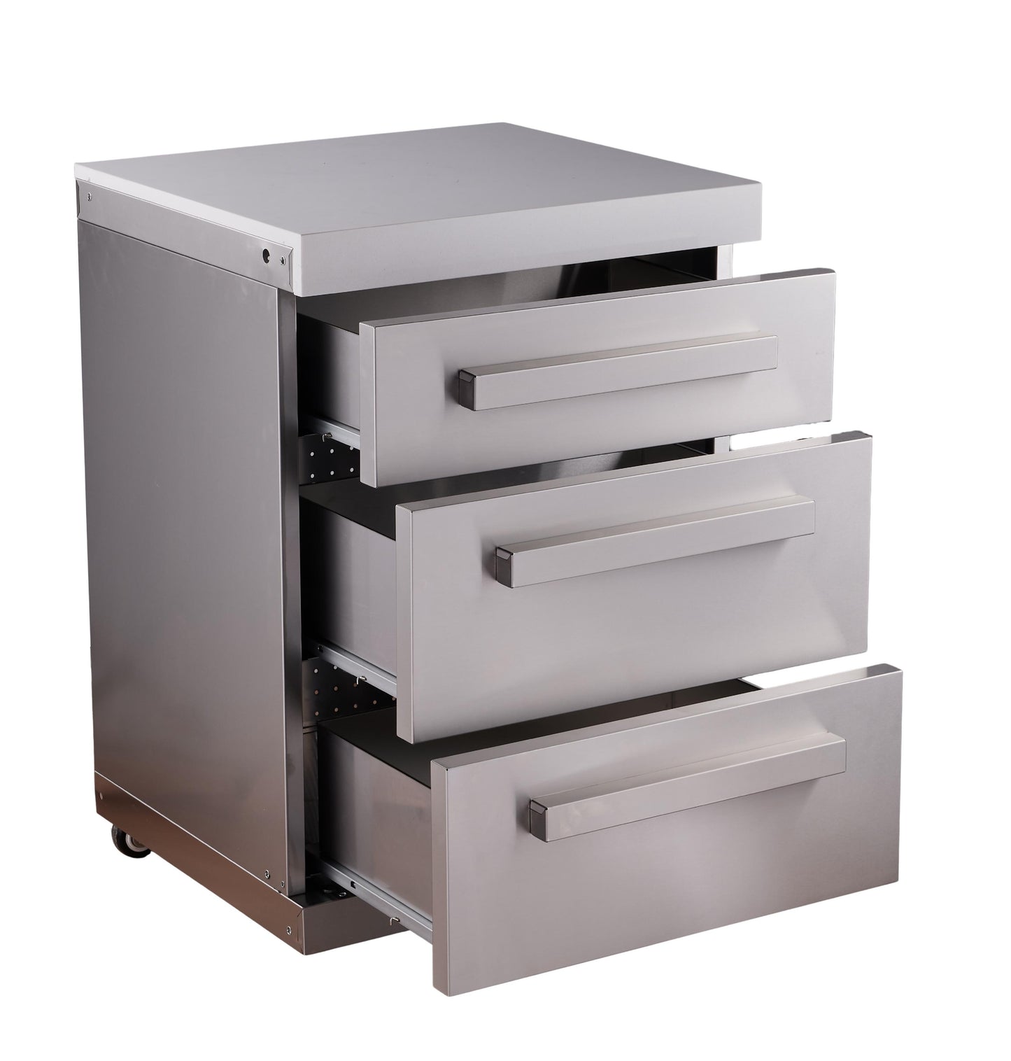 Mont Alpi Stainless Steel Extra Drawer Cabinet