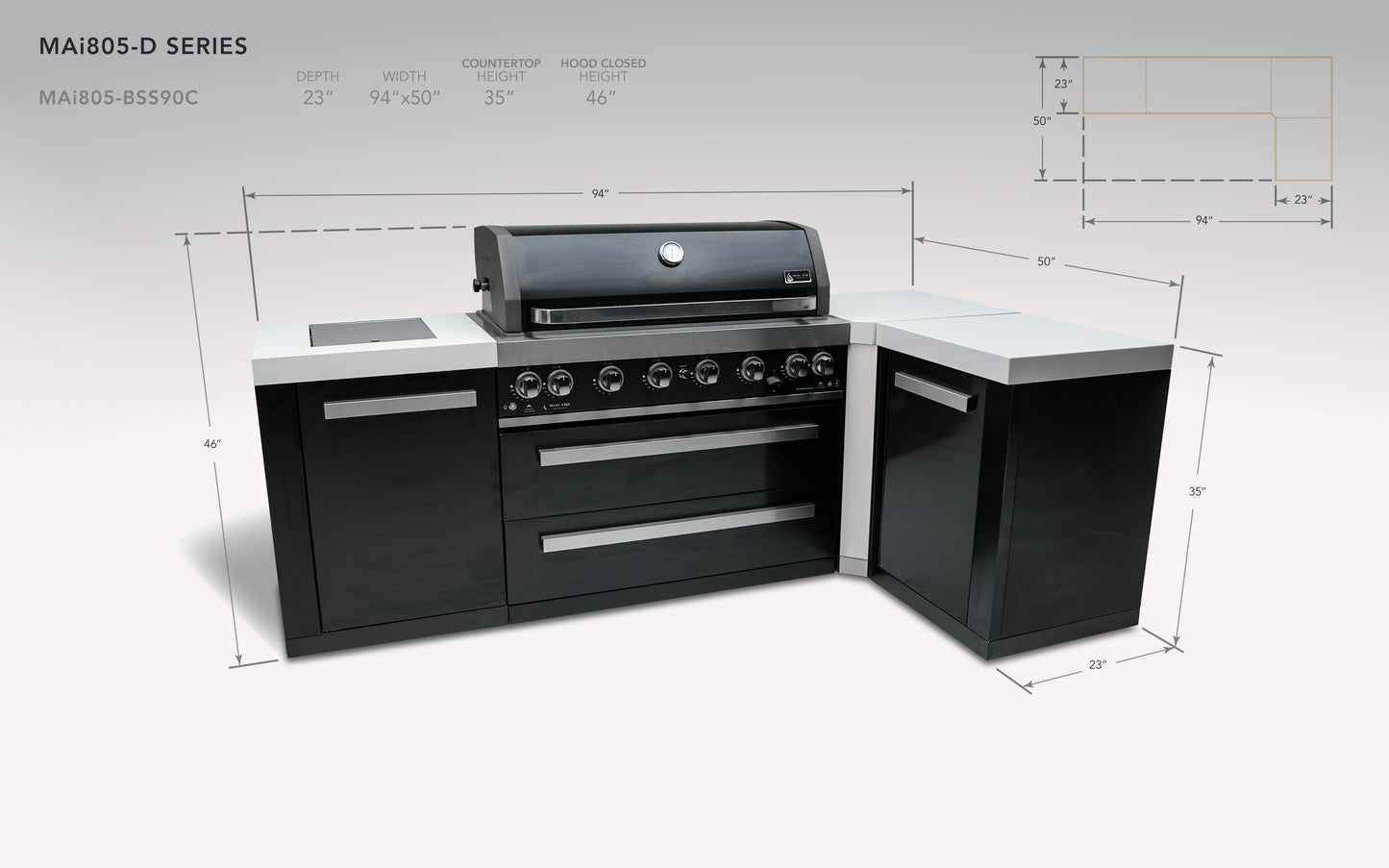 Mont Alpi Black Series Outdoor Grill