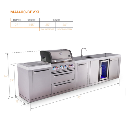 Mont Alpi MAi400-BEVXL dimensions