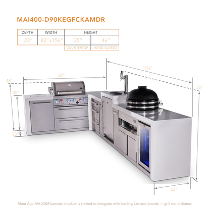 Mont Alpi MAi400-D90KEGFCKAMDR dimensions