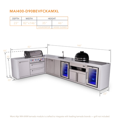 Mont Alpi MAi400-D90BEVFCKAMXL dimensions