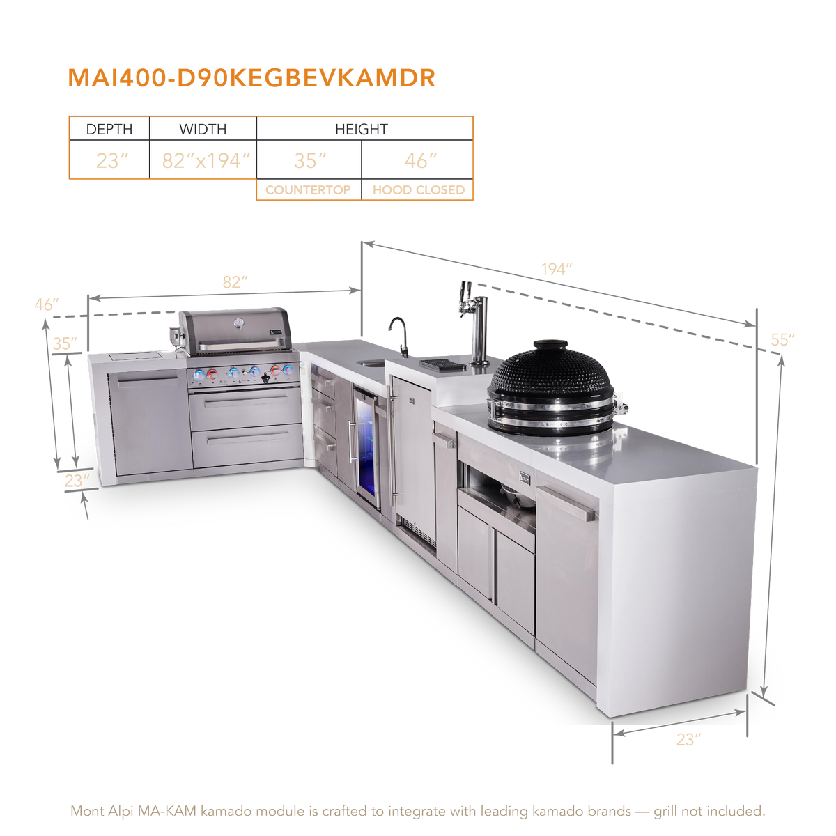 Mont Alpi MAi400-D90KEGBEVKAMDR dimensions
