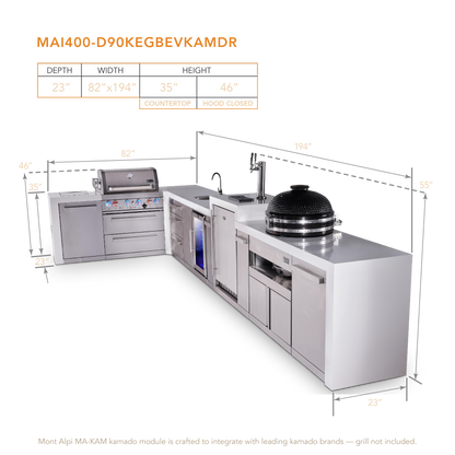 Mont Alpi MAi400-D90KEGBEVKAMDR dimensions