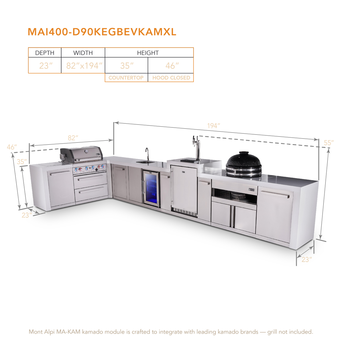 Mont Alpi MAi400-D90KEGBEVKAMXL dimensions