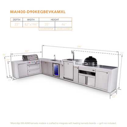 Mont Alpi MAi400-D90KEGBEVKAMXL dimensions