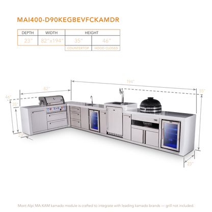 Mont Alpi MAi400-D90KEGBEVFCKAMDR dimensions