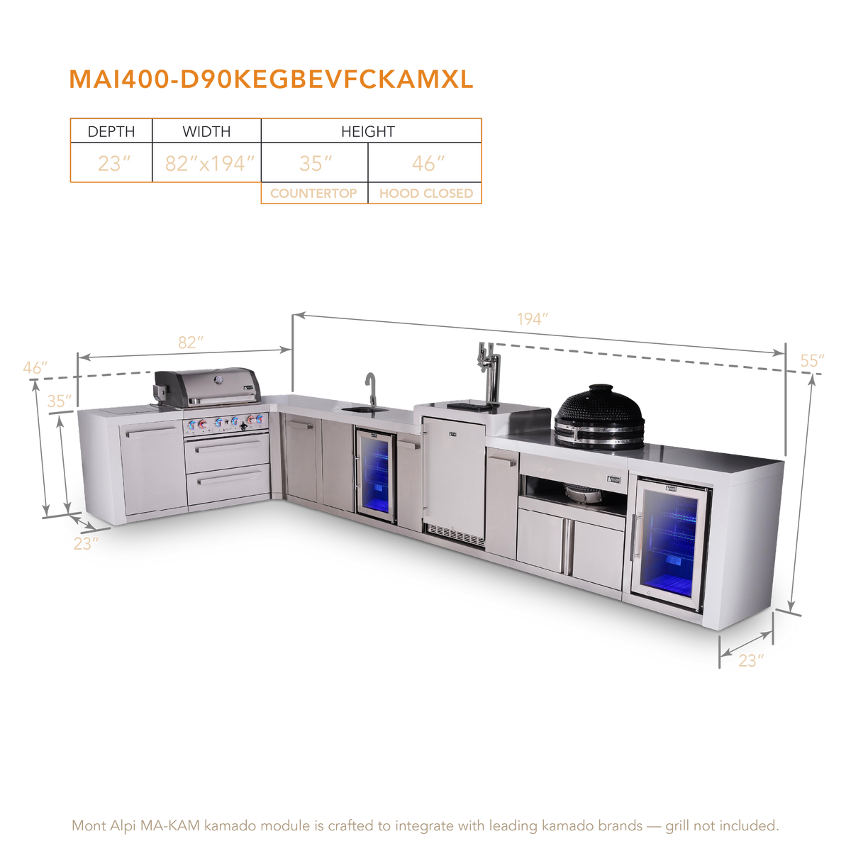 Mont Alpi MAi400-D90KEGBEVFCKAMXL dimensions