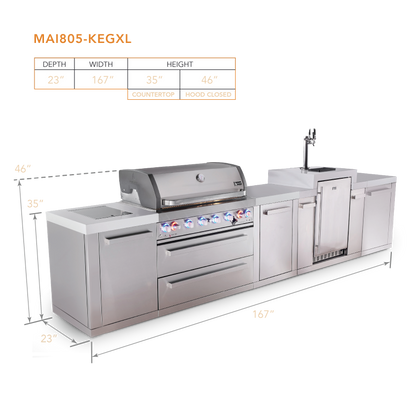 Mont Alpi MAi805-KEGXL dimensions